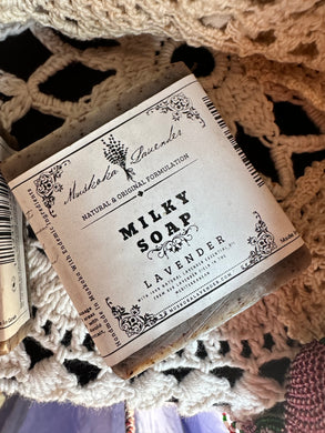 Natural Lavender Milky Soap